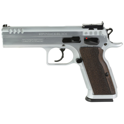 TANFOGLIO STOCK II - 10MM - 4.45" - 13+1 - SILVER - TF-STOCK2-10