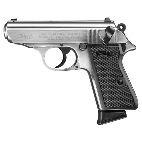 WALTHER PPK/S - 22 LR - 3.3" - 10+1 - SILVER