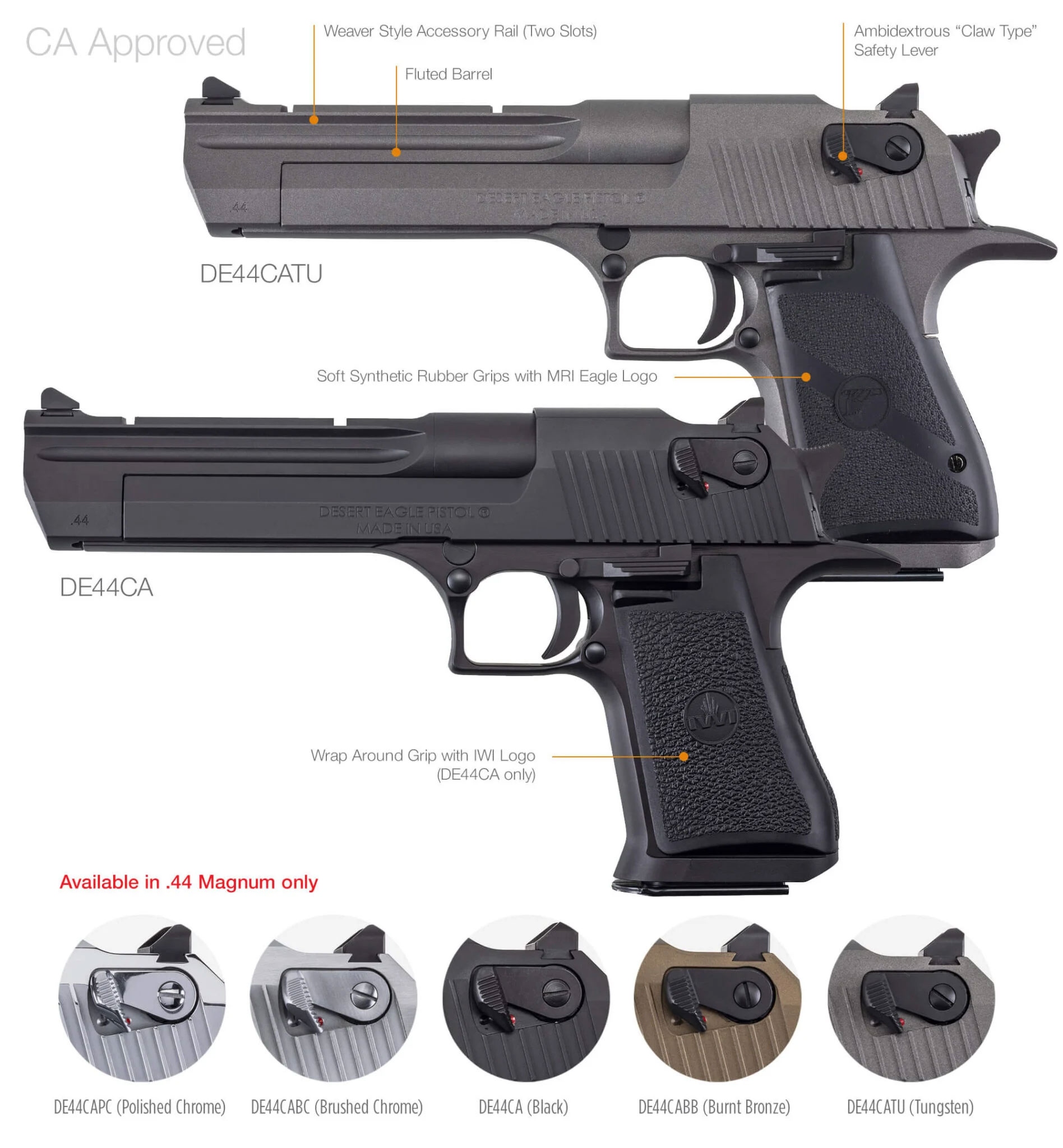 MAGNUM RESEARCH DESERT EAGLE MK19 - 44 MAG - 6