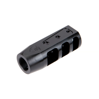 Fortis RED AR-15 Muzzle Brake 5.56 NATO 1/2x28 – side profile view