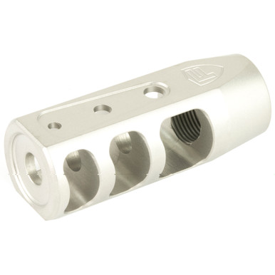Fortis RED AR-15 Muzzle Brake 5.56 NATO Stainless Steel – side profile view