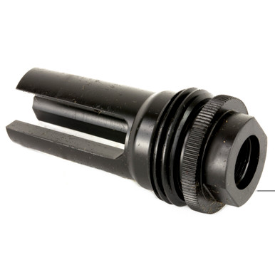 SilencerCo ASR Flash Hider 9mm 1/2x28 – alternate angle showing ASR interface
