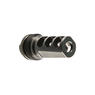 SilencerCo ASR AR-10 Muzzle Brake .338 Cal 5/8x24 Black