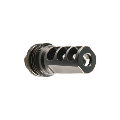 SilencerCo ASR AR-10 Muzzle Brake .338 Cal 3/4x24 Black 3-Port