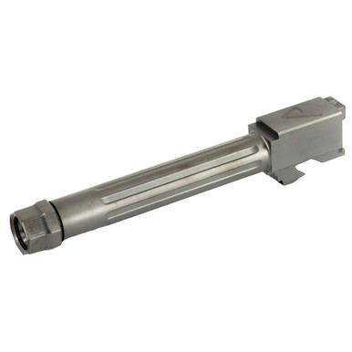 Agency Arms Mid Line Threaded Black Barrel for Glock 17 – side profile view