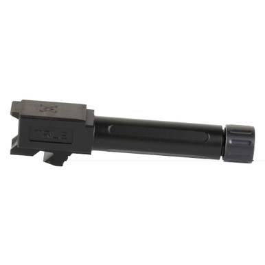 True Precision Glock 26 Threaded Barrel Black Nitride – muzzle and threading detail
