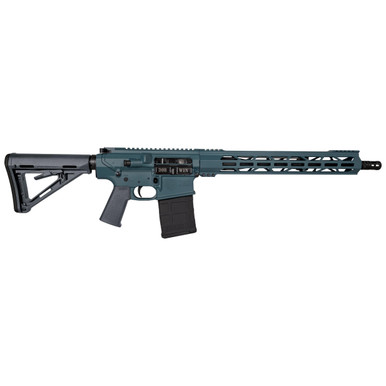 Diamondback Firearms DB10 308 Win Jesse James Civil Defense Blue 16-inch MLOK semi-automatic rifle
