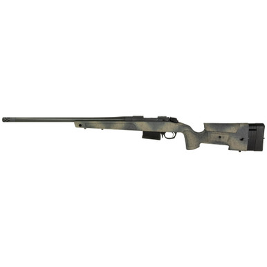 Bergara B-14 HMR Carbon Wilderness 6.5 Creedmoor bolt-action rifle with carbon fiber barrel and chassis stock