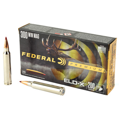 Federal 308 Win 200gr Polymer Tip ammunition box front view