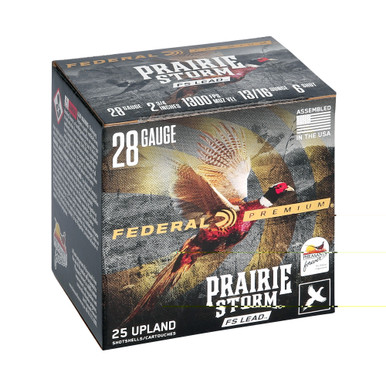 Federal Premium Prairie Storm FS Lead 28 Gauge #6 Shot 25-Round Box