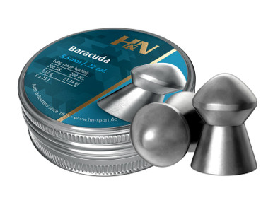 H&N BARACUDA - .22 CAL - ROUND - 21.14 GR - 200/tin