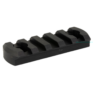 Kinetic Development Group M-LOK 5-Slot Picatinny Rail Section — top view showing slot profile