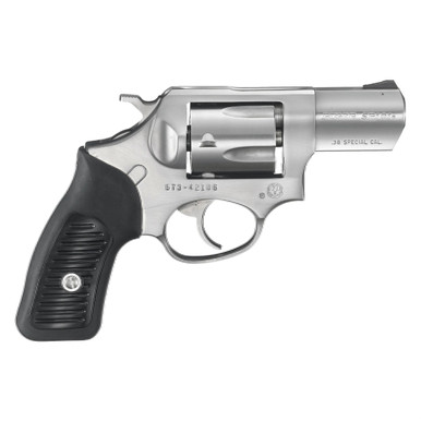 Ruger SP101 38 Special 2.25 inch stainless revolver with rubber grip