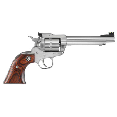 Ruger Single-Ten .22 LR revolver with 5.5 inch barrel and hardwood gunfighter grips