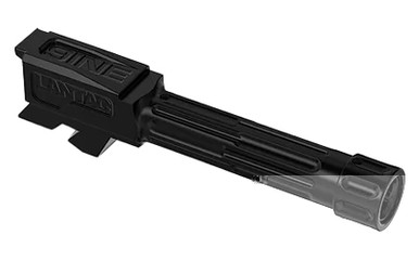LanTac 9INE Glock 43 Fluted Threaded Barrel in Black 9mm