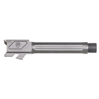 Fortis Manufacturing Glock 19 Threaded Barrel in Gray MDC finish
