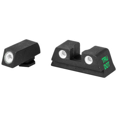 Meprolight Tru-Dot Night Sights for Glock 42/43 — alternate angle showing sight profile