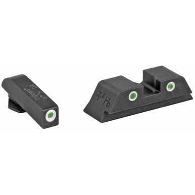Trijicon tritium night sight low-light glow view for Glock pistols