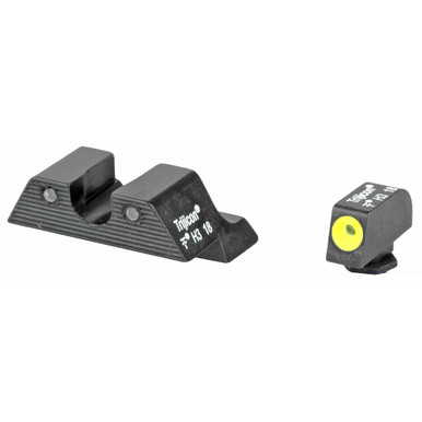 Trijicon HD Night Sights Glock 21 Yellow Outline – front and rear set