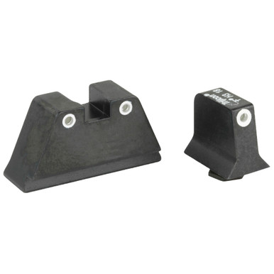 Trijicon Bright and Tough Suppressor Night Sights for Glock 9mm – front view