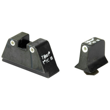 Trijicon Suppressor Night Sights for Glock 9mm – rear sight detail