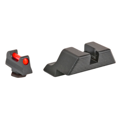 Trijicon Fiber Optic Sight Set for Glock rear sight detail