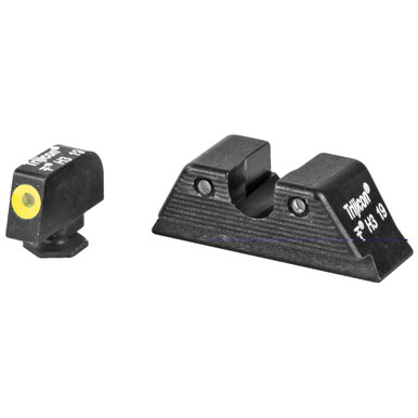Trijicon HD XR Night Sights for Glock MOS 9/40 – Yellow Front, front view
