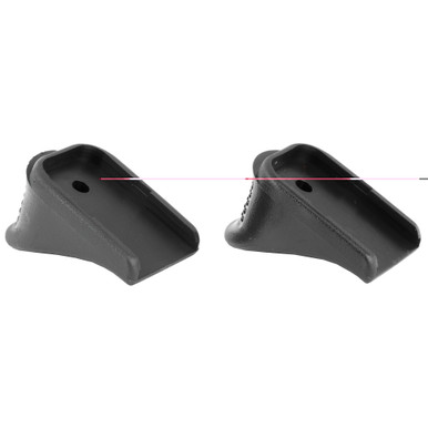 Pachmayr Grip Extender installed on Glock 26 magazine baseplate view