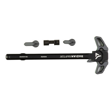 Radian Weapons Raptor Charging Handle and Talon Safety Selector in Gray for AR-15