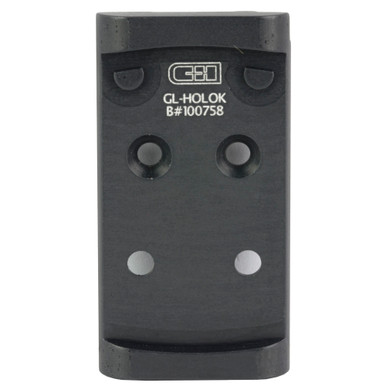 C&H Precision Weapons Glock MOS to Holosun 507K adapter plate - front view