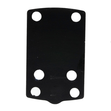 C&H Precision adapter plate underside view showing stainless steel mounting hardware