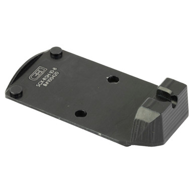 C&H Precision Weapons SIG P320X Adapter Plate - angle view showing mounting hardware