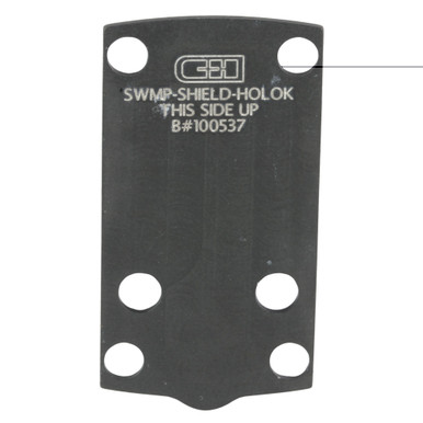 C&H Precision Weapons adapter plate for S&W M&P Shield 2.0 and Holosun 407K/507K – top view