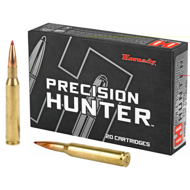 Hornady Precision Hunter 270 Winchester 145 Grain ELD-X 20-Round Box front view