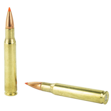 Hornady SST 150 grain bullet close-up showing polymer tip and boat tail design