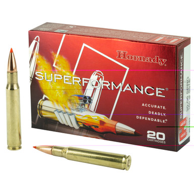Hornady Superformance 30-06 Springfield 165 Grain SST ammunition box front view