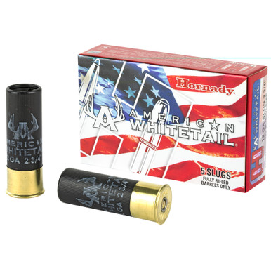 Hornady American Whitetail 12 Gauge 2.75-inch Slug box of 5 rounds