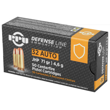Prvi Partizan 32 ACP JHP Ammunition - Cartridge Detail View