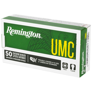 Remington UMC 9mm 115gr FMJ cartridge and bullet close-up