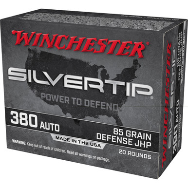 WINCHESTER - 380 ACP - 85 GR - JHP - 20 RDS/BOX