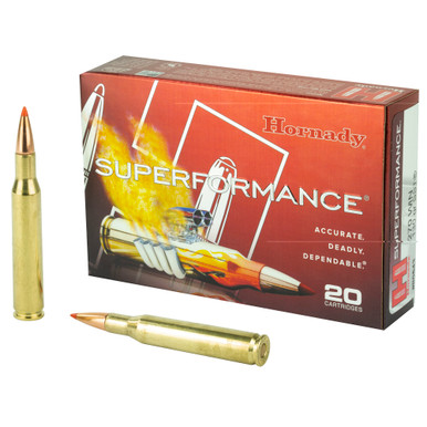 Hornady Superformance 270 Winchester 130gr SST ammunition box front view