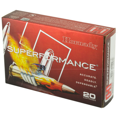 Hornady SST 270 Winchester bullet tip and cartridge detail