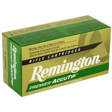 Remington AccuTip-V 22 Hornet Cartridge Close-Up Detail