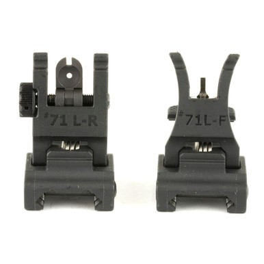 A.R.M.S. #71L Folding Front and Rear Sight Set on white background
