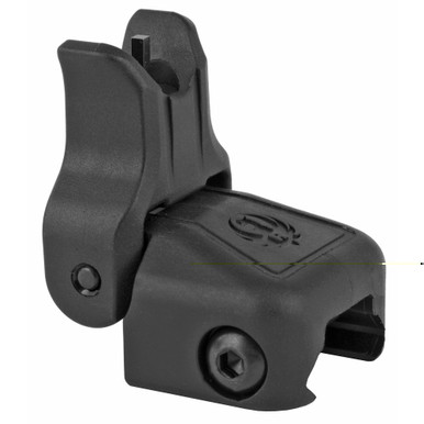 Ruger Rapid Deploy Front Sight black deployed position showing spring-loaded mechanism