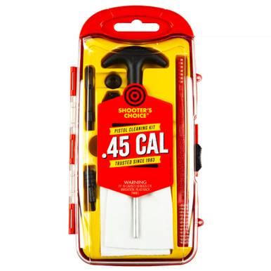 SHOOTER'S CHOICE - CLEANING KIT - 45 CAL