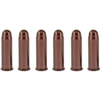 A-Zoom .38 Special Snap Caps 6-pack, solid aluminum hard anodized training rounds