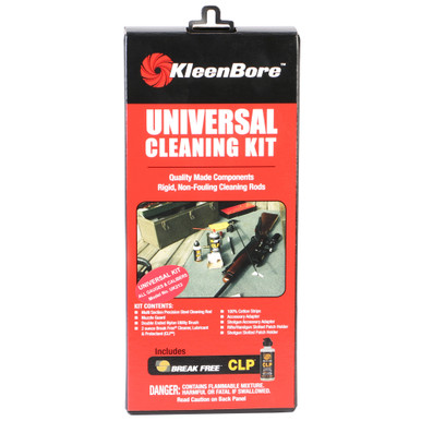 Kleen-Bore Cleaning Kit case and accessories detail view