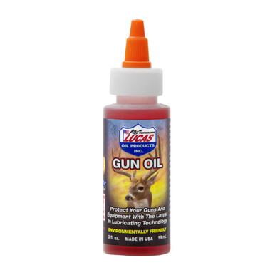 Lucas Oil 2 oz Non-Aerosol Gun Oil bottle