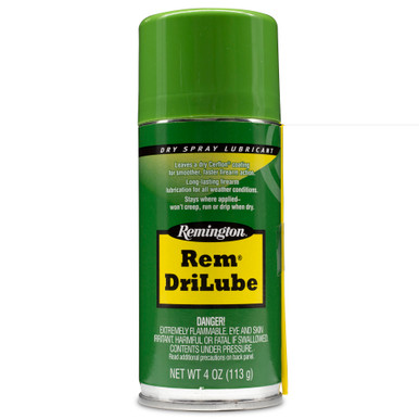 Remington Dry Graphite Lubricant Solvent 4 oz Aerosol Can